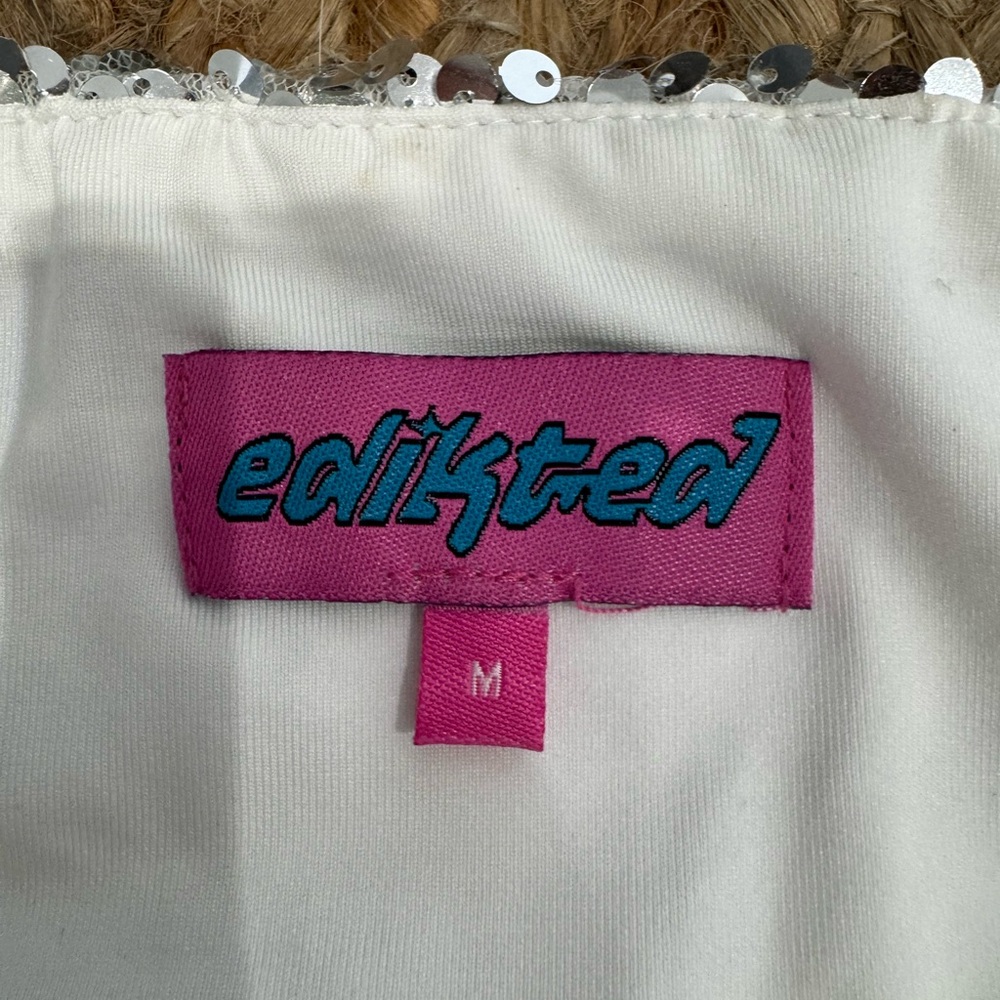 Silver Sequin Mini - image 2